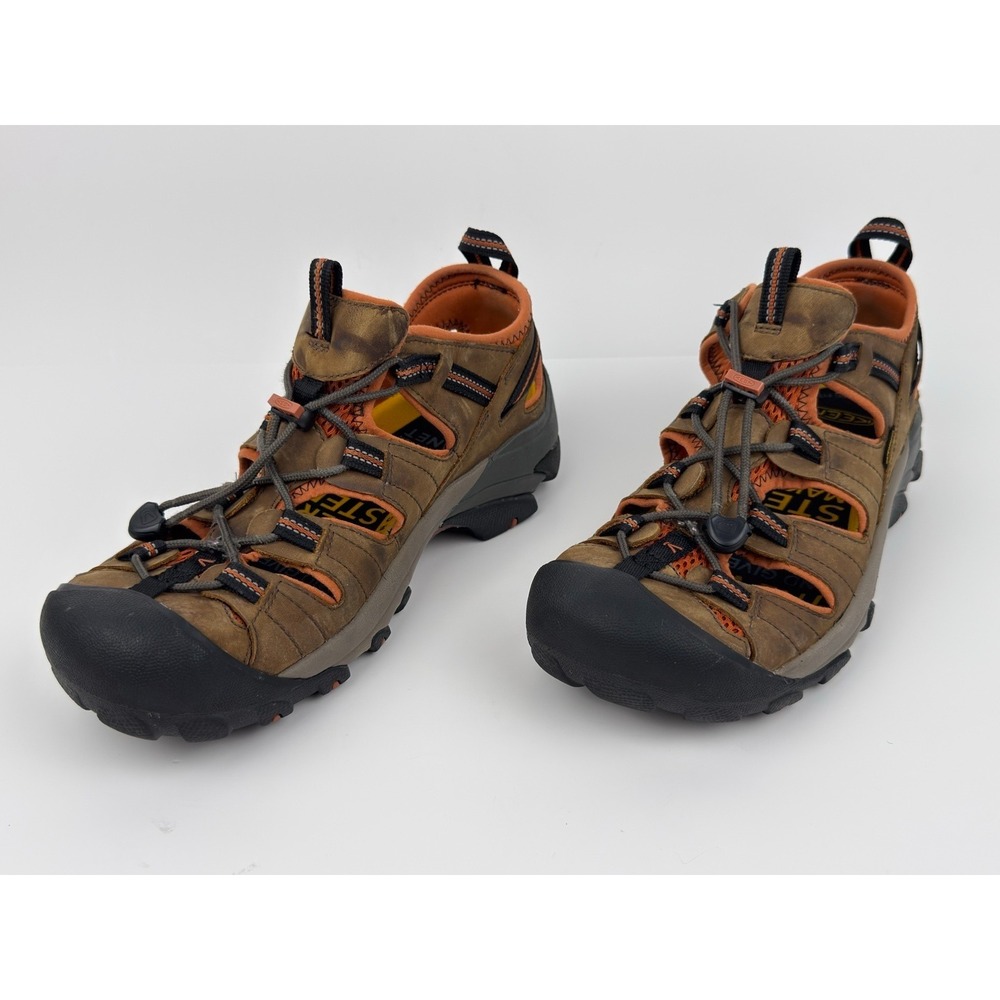 KEEN Arroyo II Mens 10.5 Brown Leather Hiking Water Sandals 1008419 - Picture 3 of 12